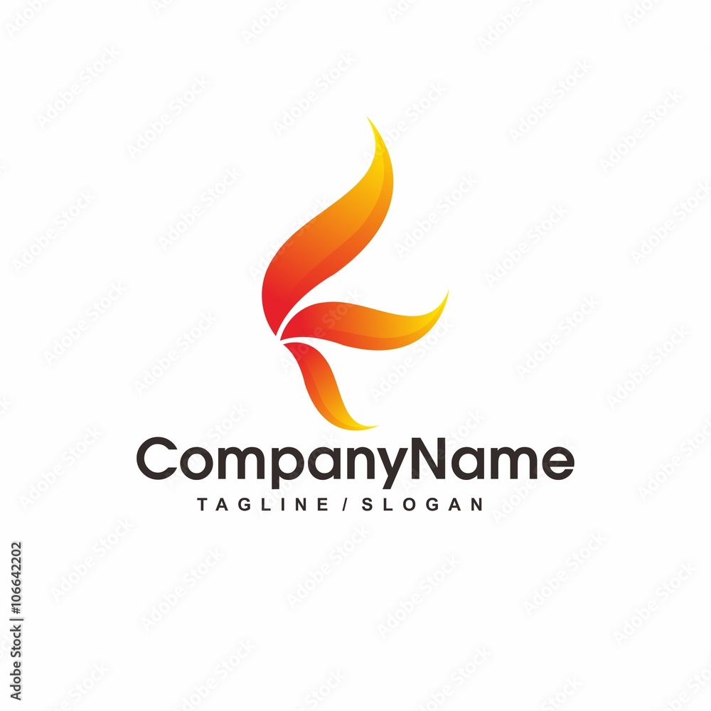Fire Flame Logo design vector Fire Flame Logo design vector