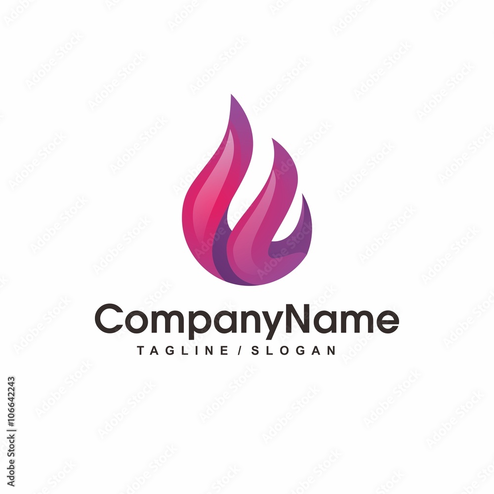 Fire Flame Logo design vector Fire Flame Logo design vector