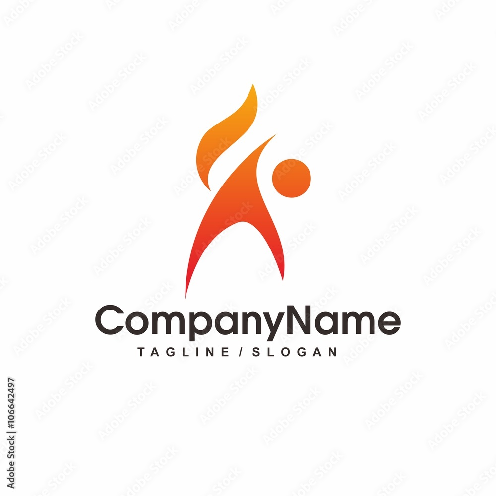 Fire Flame Logo design vector Fire Flame Logo design vector