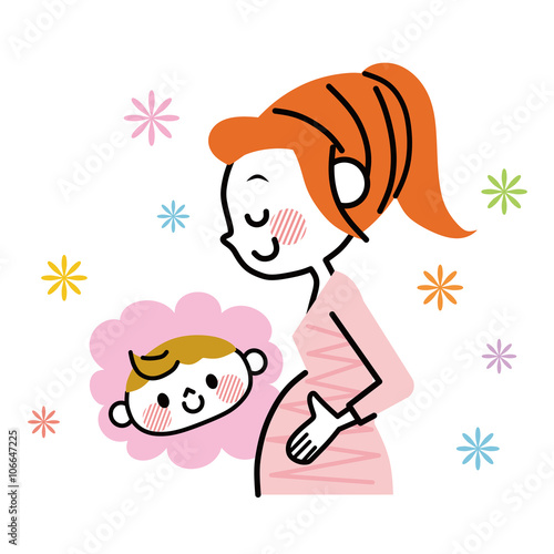 妊婦と赤ちゃん