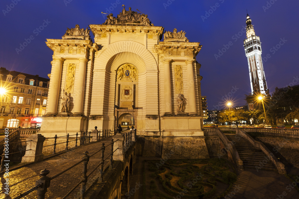 Fototapeta premium Porta de Paris in Lille