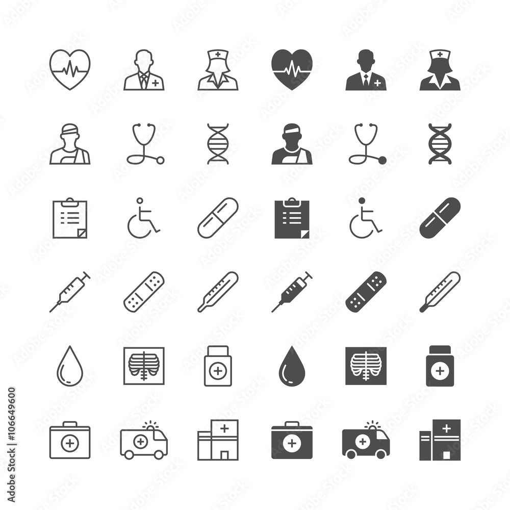 Health care icons, included normal and enable state. Health care icons, included normal and enable state.