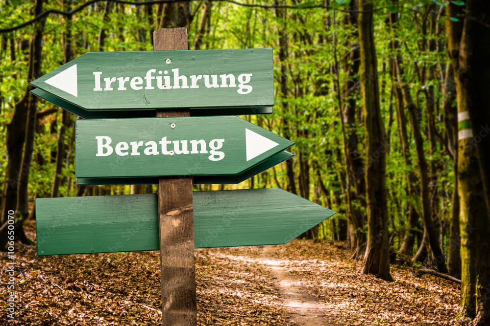 Schild 98 - Beratung