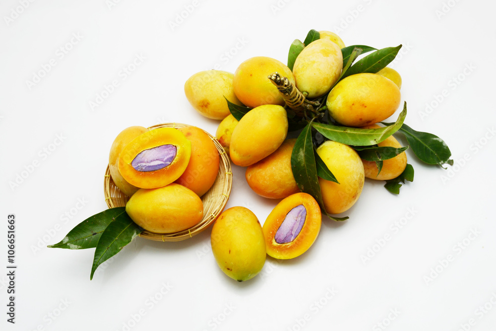 monkey apple and yellow fruit monkey apple and yellow fruit