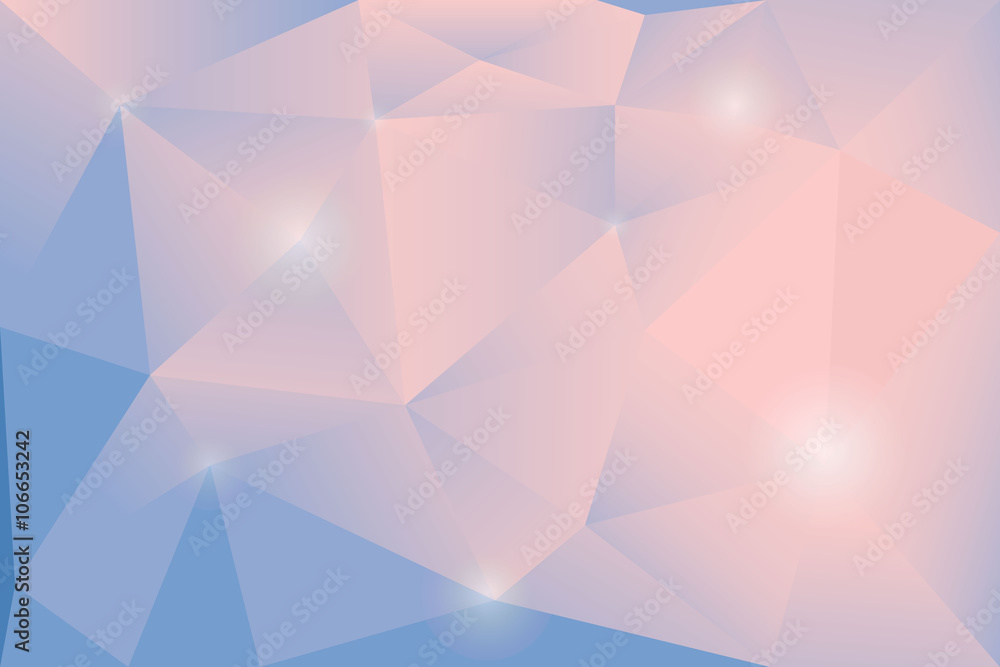 Fototapeta premium Abstract pantone polygonal background- Vector Illustration.