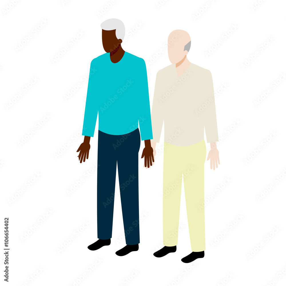 Old gay isometric couple Old gay isometric couple