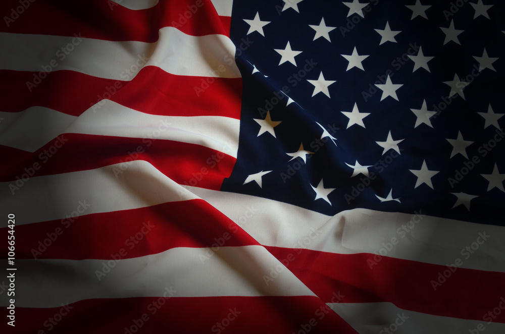 Fototapeta premium American Flag as background 