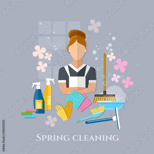 Spring cleaning cleaner housewife cleaning tools