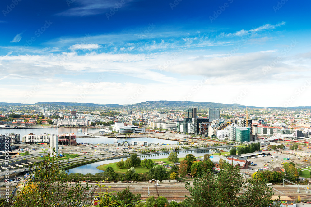 Fototapeta premium Bjorvika Oslo Norway