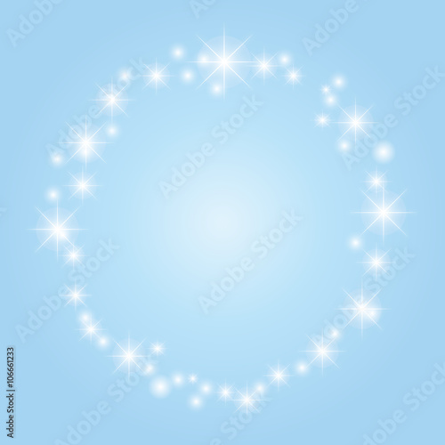 キラキラ光源の背景イラスト