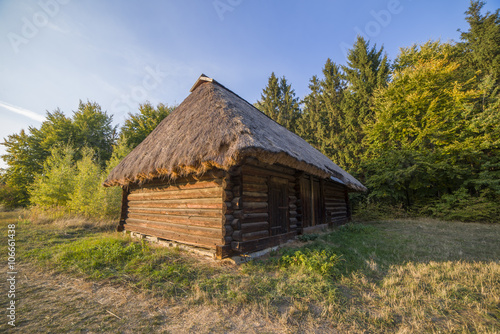 old ethnic Ukrainian village