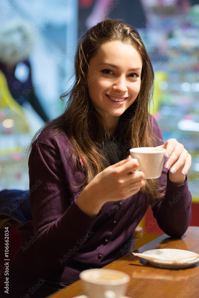 Portrait of beautiful brunette Portrait of beautiful brunette