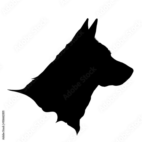 Vector illustration of dog logo.