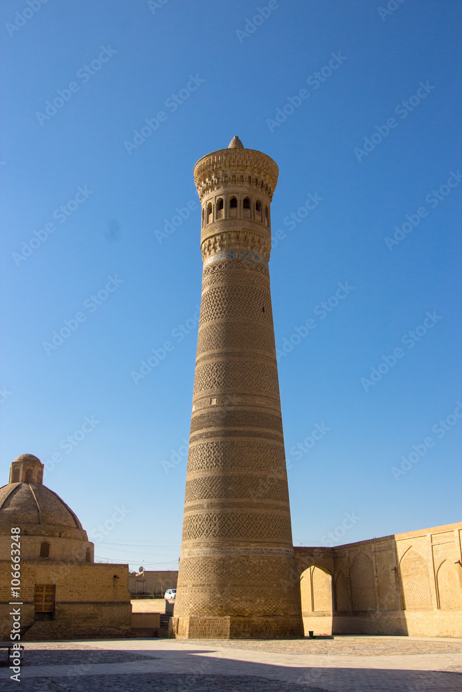 Kalyan Minaret, old town of Bukhara, Uzbekistan, Silk Road