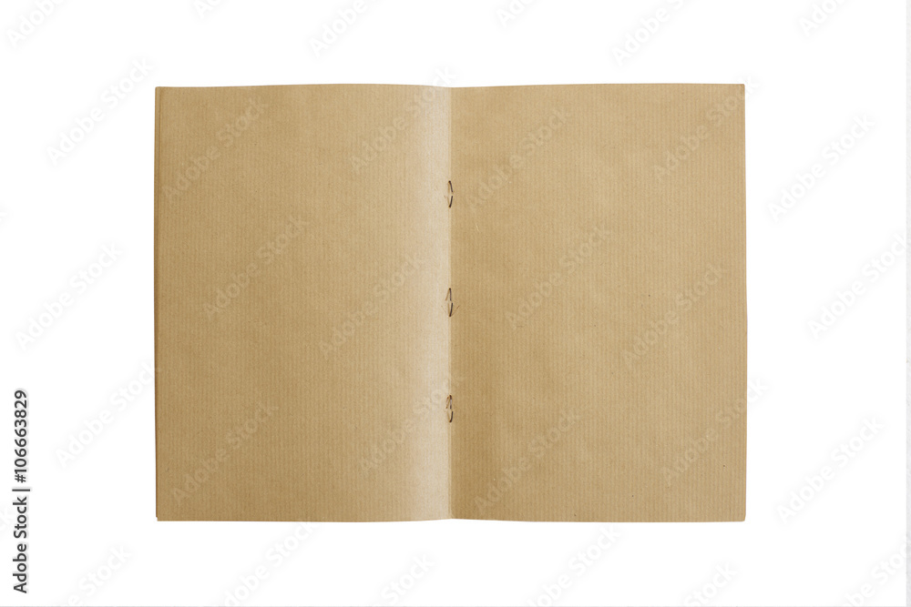 Classic open blue notebook Classic open blue notebook