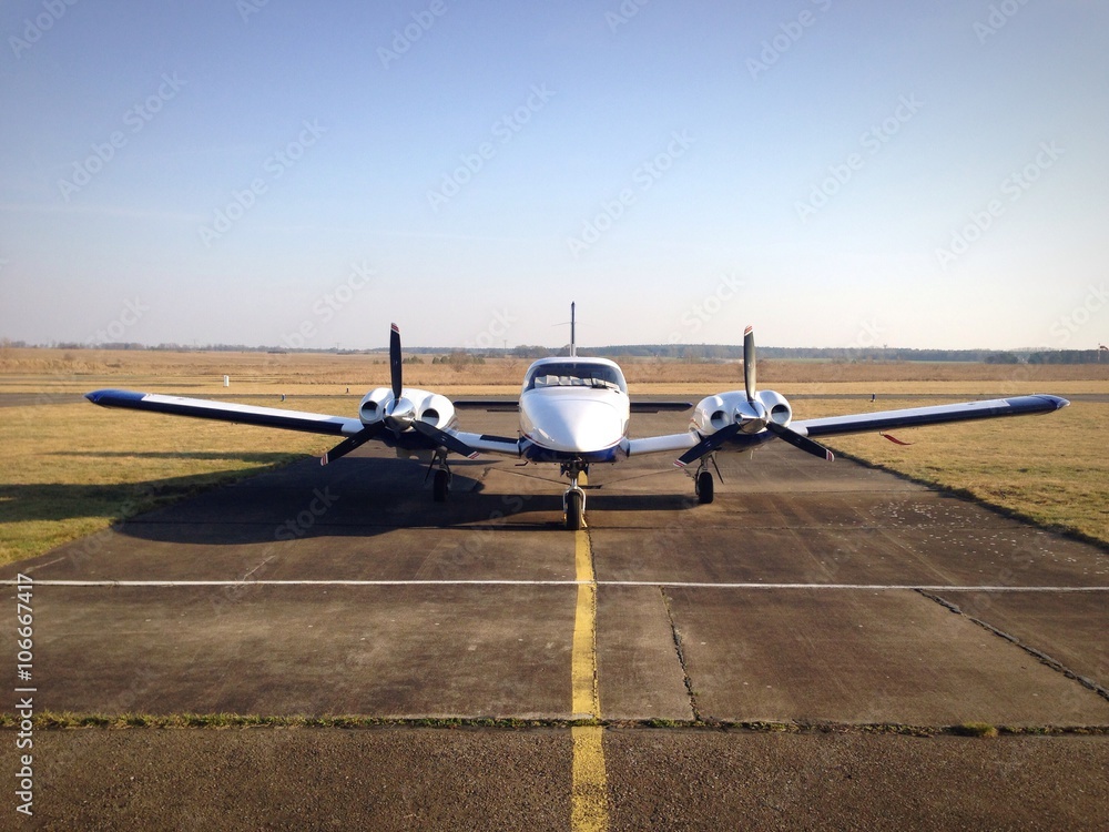 Fototapeta premium propellerflugzeug