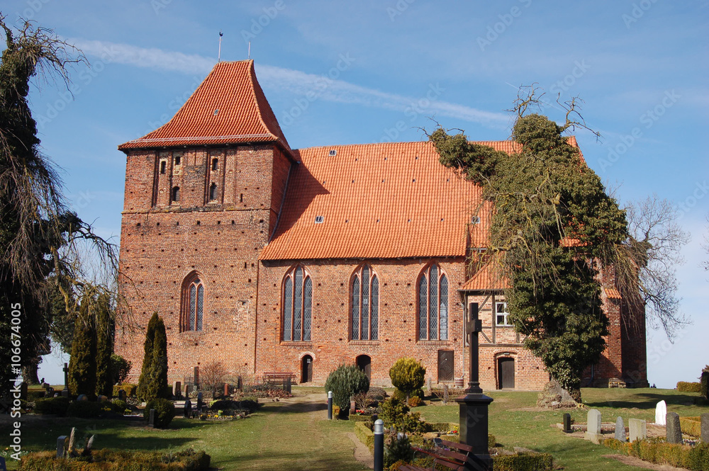 Kirche in Hohenkirchen, Mecklenburg - Germany