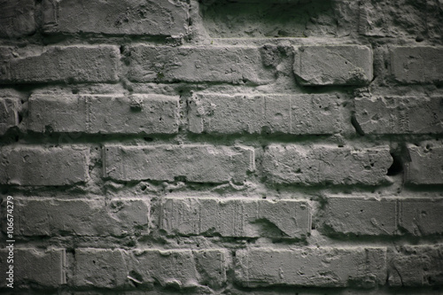 Texture background, wall, fragment of old brick