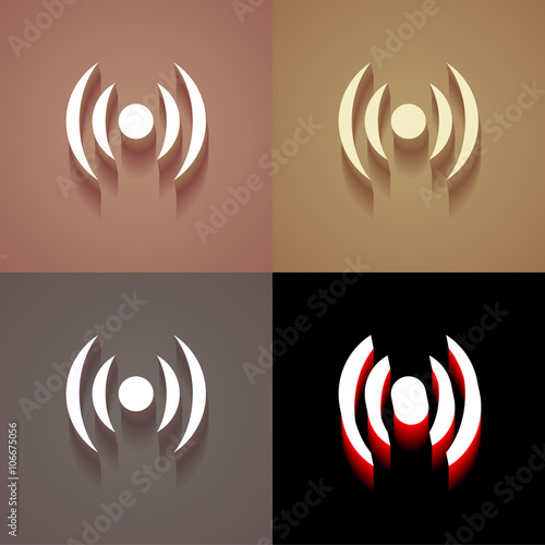 3_Vintage_Icons_With_Long_Shadow