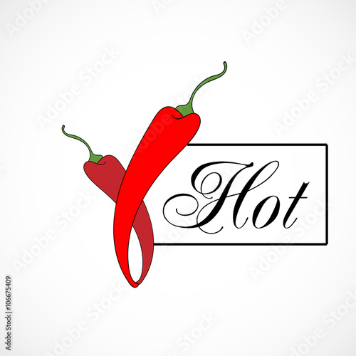 Pepper chilli vector illustration