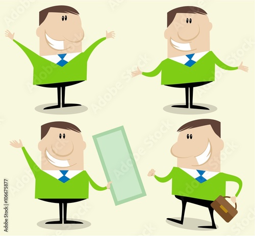 Businessman counselor character