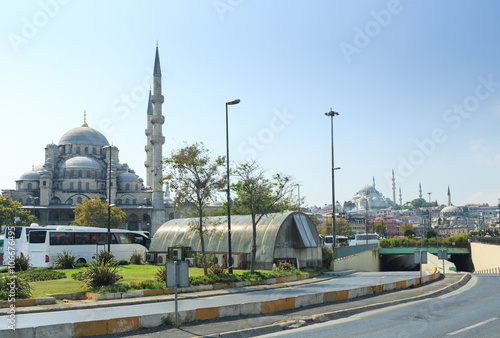 Beautiful Suleymaniye Camii in Istanbul, Turkey