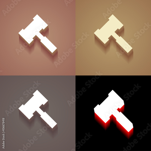 3_Vintage_Icons_With_Long_Shadow
