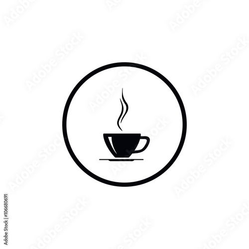 Icons cup of hot drink.