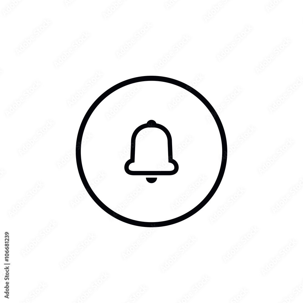Icon bell. Icon bell.