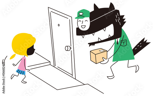 偽の宅配業者