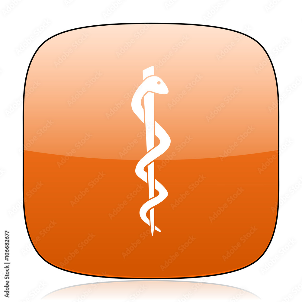emergency orange square web design glossy icon emergency orange square web design glossy icon