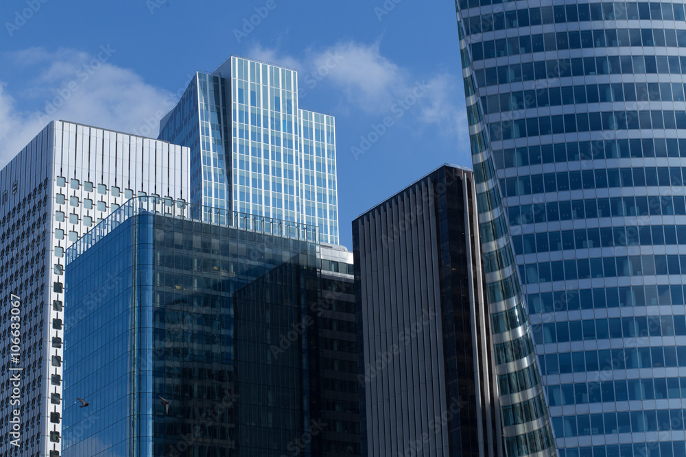 Skyscraper with glass facade. Modern building. Concepts of economics, financial, business future. Copy space for text. Skyscraper with glass facade. Modern building. Concepts of economics, financial, business future. Copy space for text.