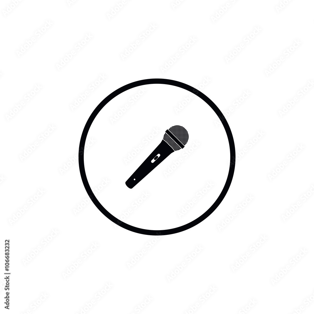 Icon microphone. Icon microphone.
