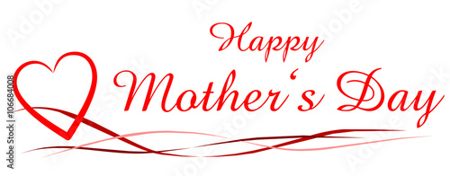 Banner Happy Mothers Day mir rotem Herz