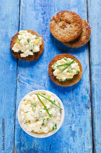 Egg salad with chives