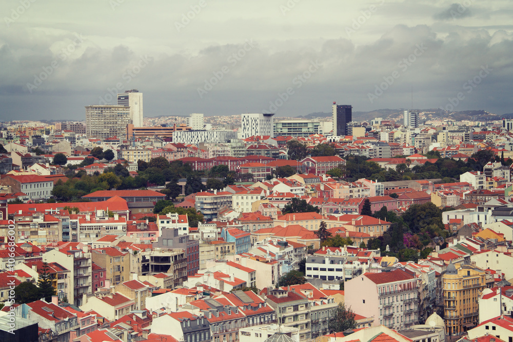 view on city Lisbon, Portugal