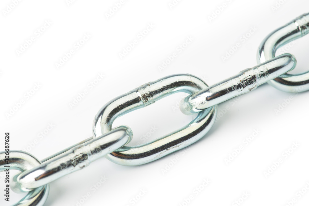 Obraz premium metal chain links