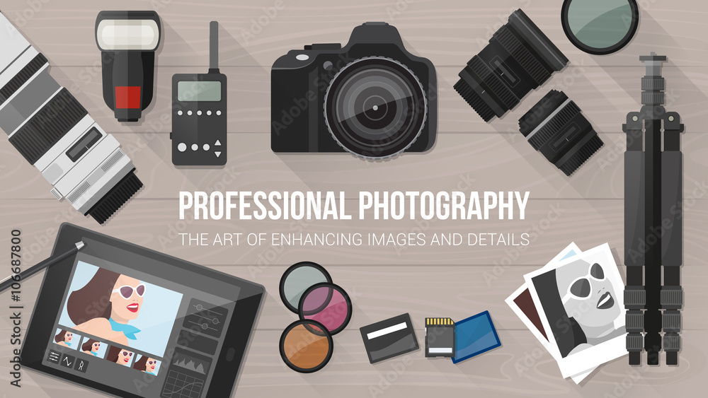 Professional photography banner