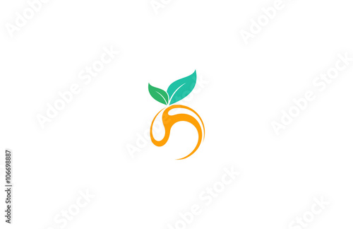 fruits orange connection logo