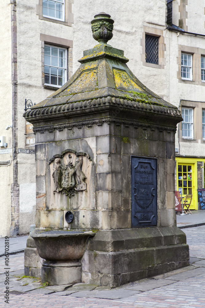 Bow Well in Edinburgh, Scotland.