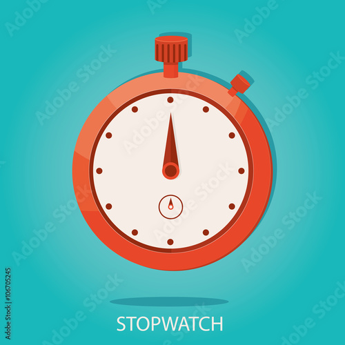 vector illustration of brightness stopwatch