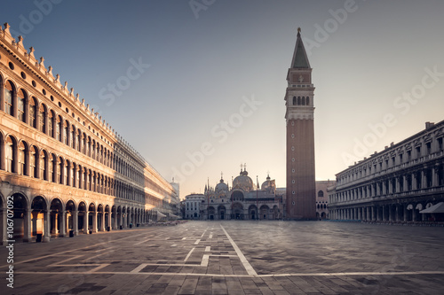 Piazza San Marco and Campanile in Venice