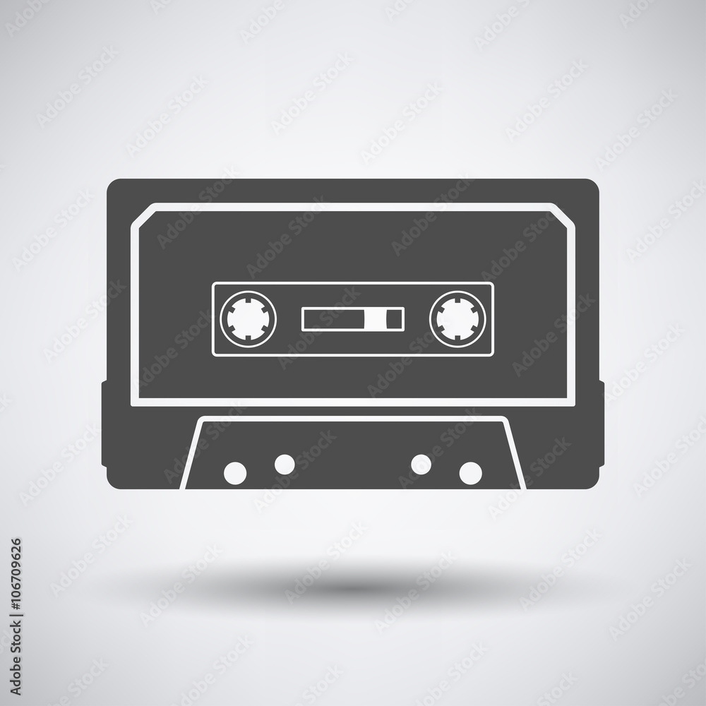 Obraz premium Audio cassette icon