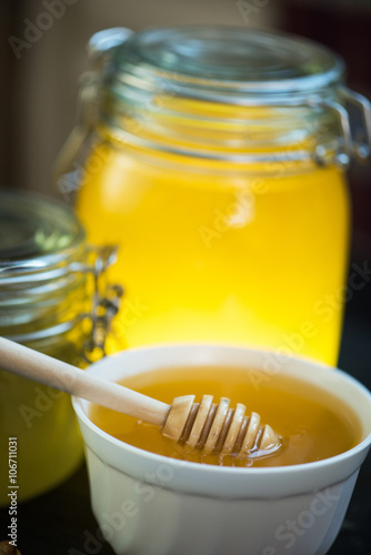Honey with walnut