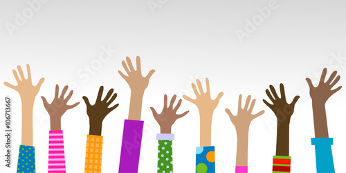 hands diverse togetherness