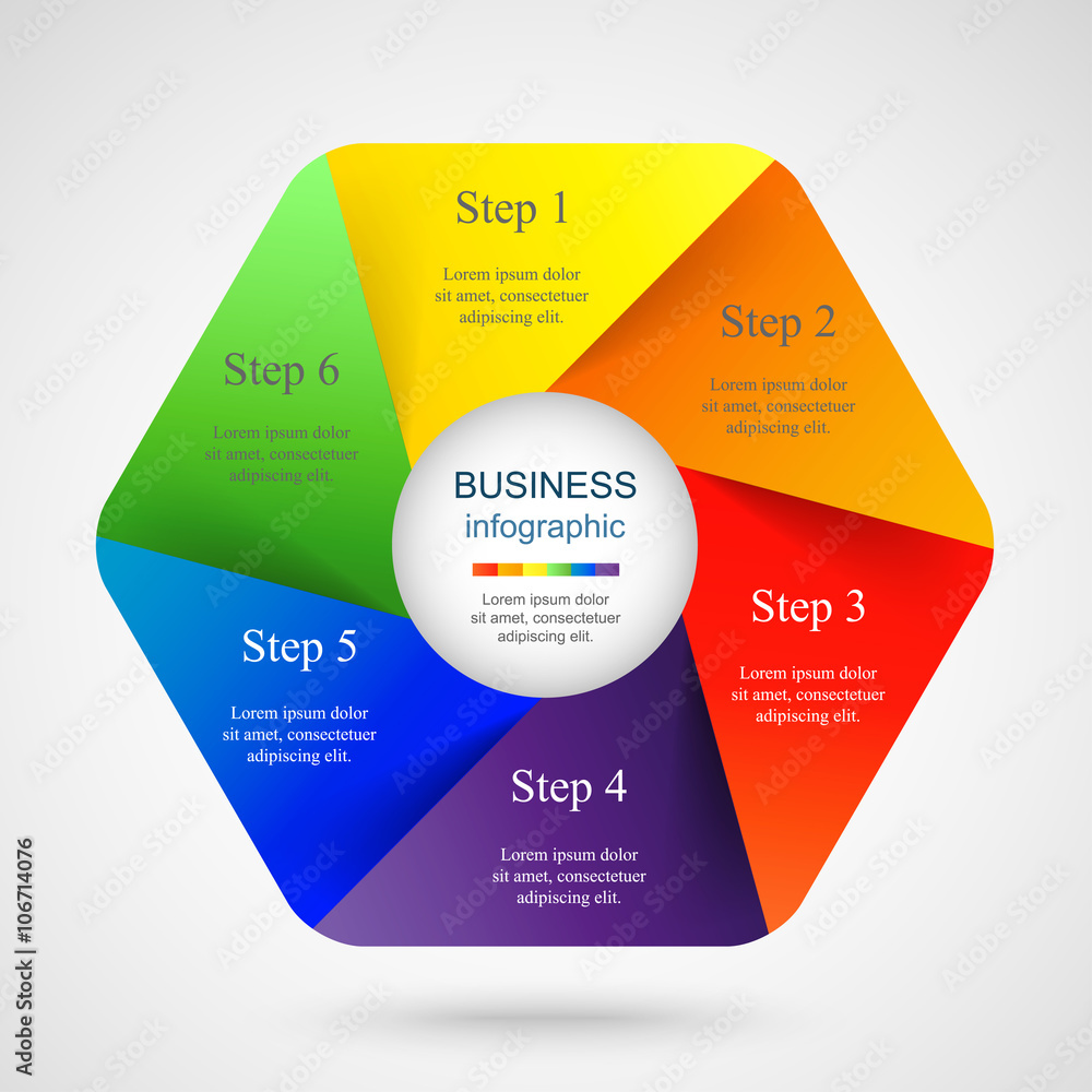 Vector infographic template Vector infographic template