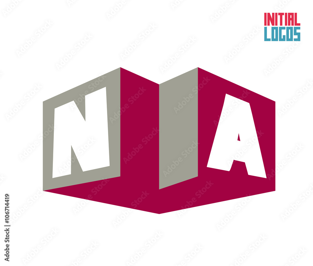 NA Initial Logo for your startup venture NA Initial Logo for your startup venture