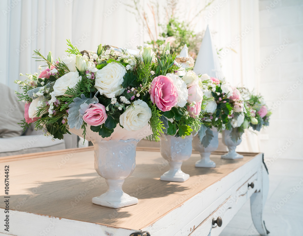 marriage portion with flowers marriage portion with flowers