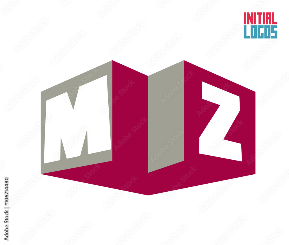 MZ Initial Logo for your startup venture MZ Initial Logo for your startup venture
