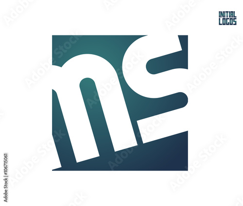 MS Initial Logo for your startup venture